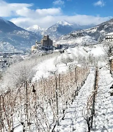 Апартаменты Cretallaz - Rustic Chic With Castle View, Free Parking And Wifi